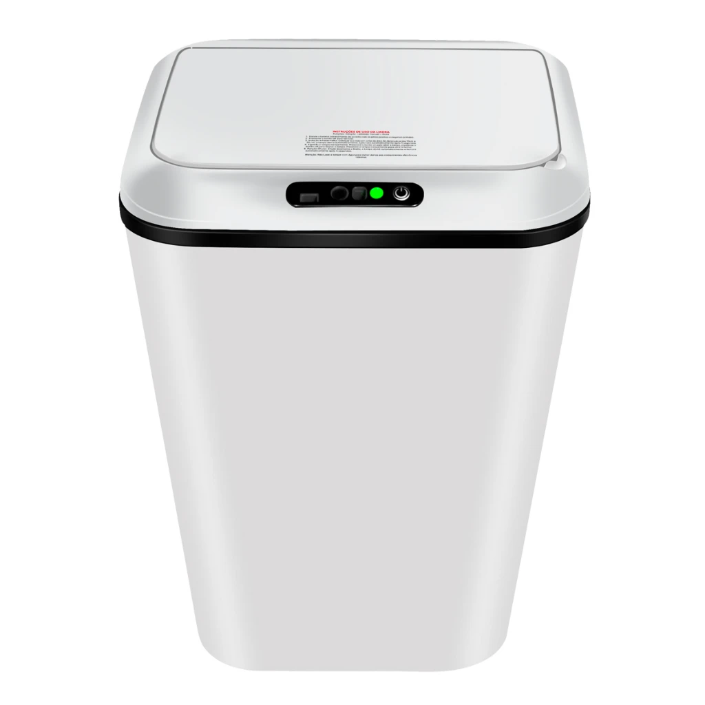 Lixeira Sensor Automática 16L · Inteligente Touchless