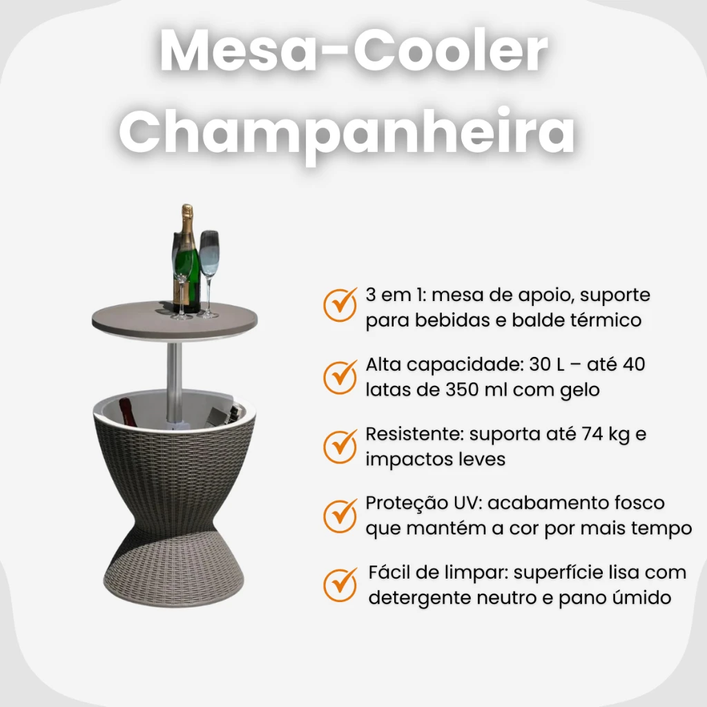 Imagem 3 da mesa cooler bar