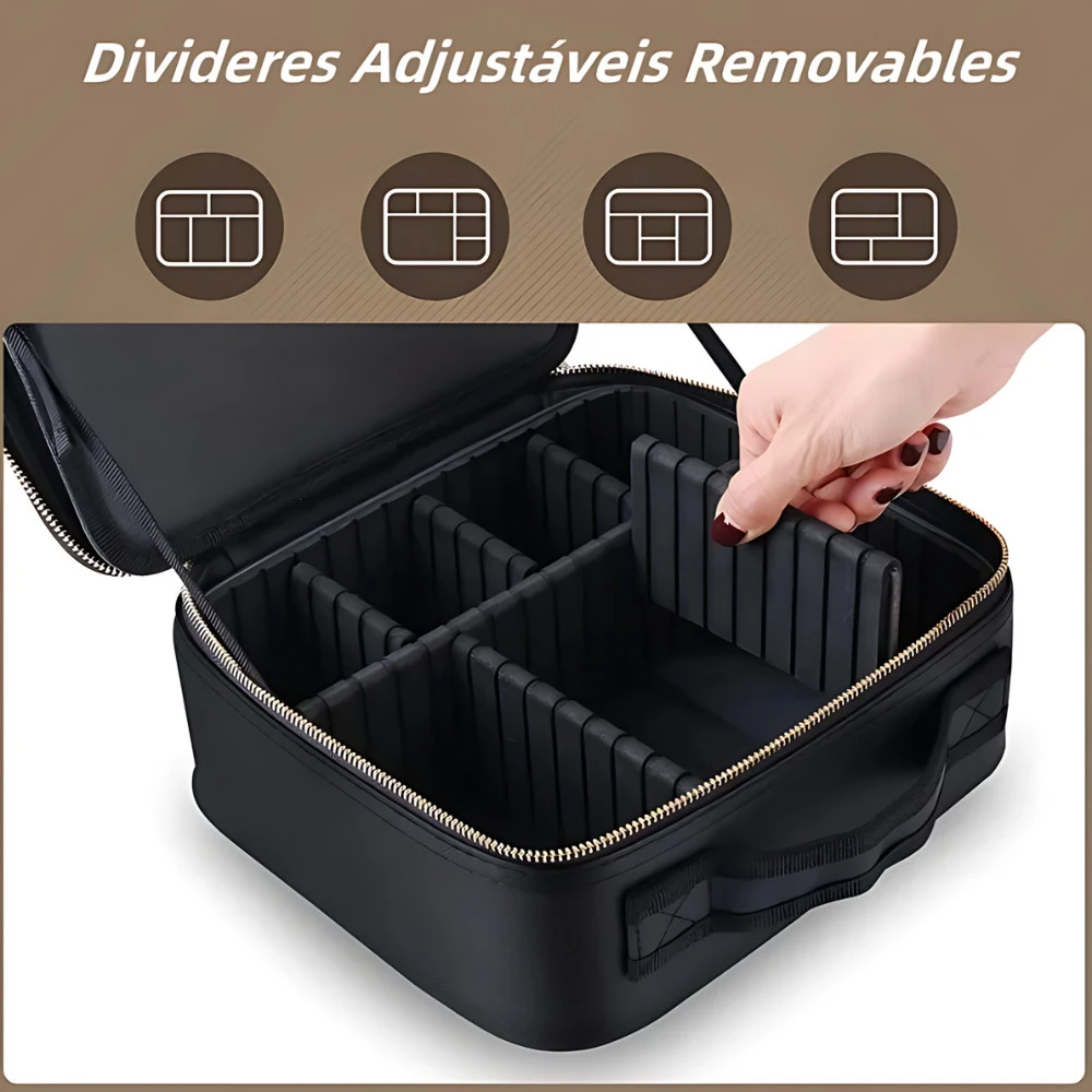 Detalhe da maleta de maquiagem 9