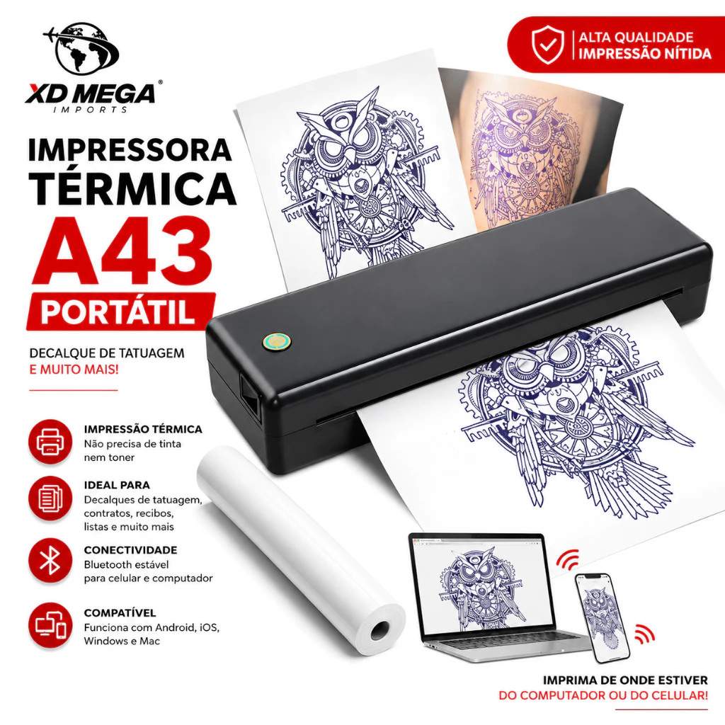 Conexão Bluetooth da impressora com celular