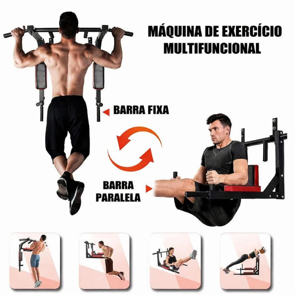 Imagem 4 da barra fixa e paralela 5 em 1