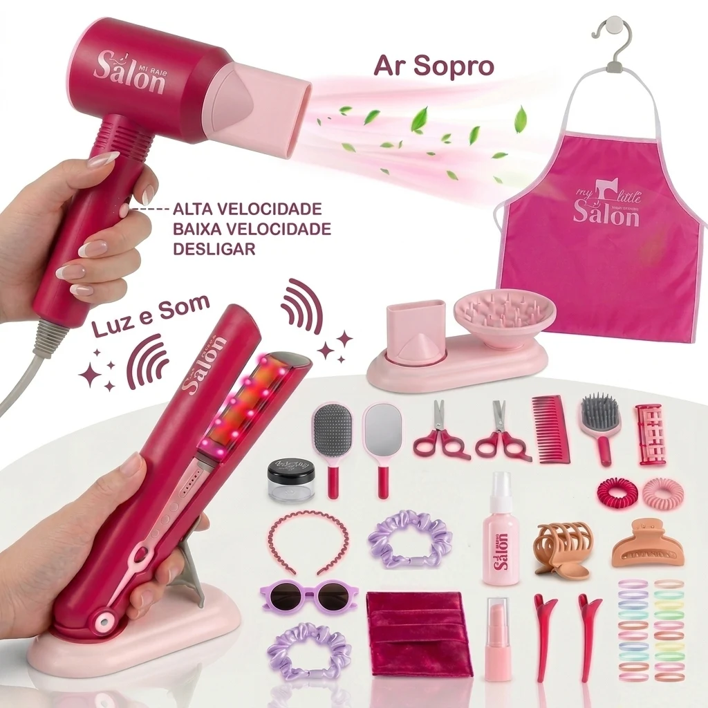 Kit salão de beleza infantil imagem 2