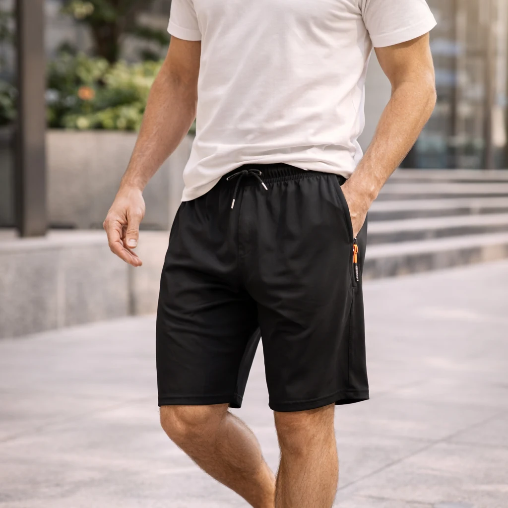 Bermuda dry fit com zíper imagem 3