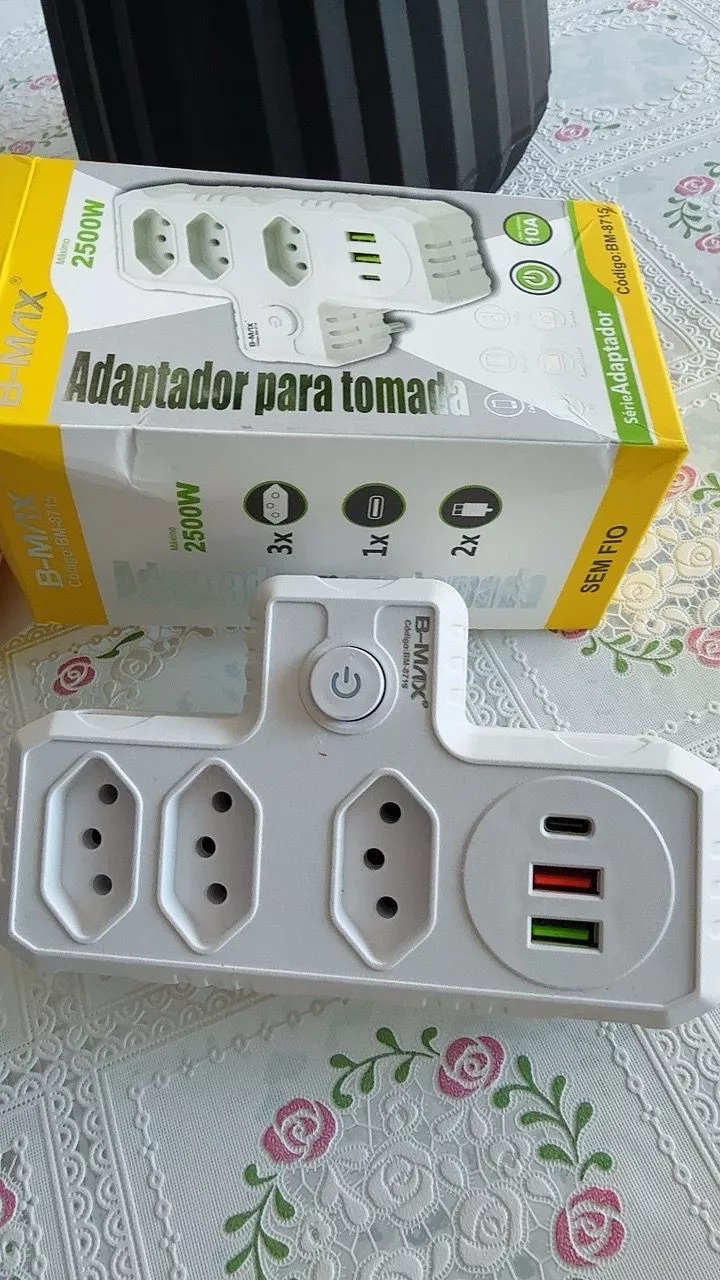 Foto de cliente: adaptador benjamin com a embalagem