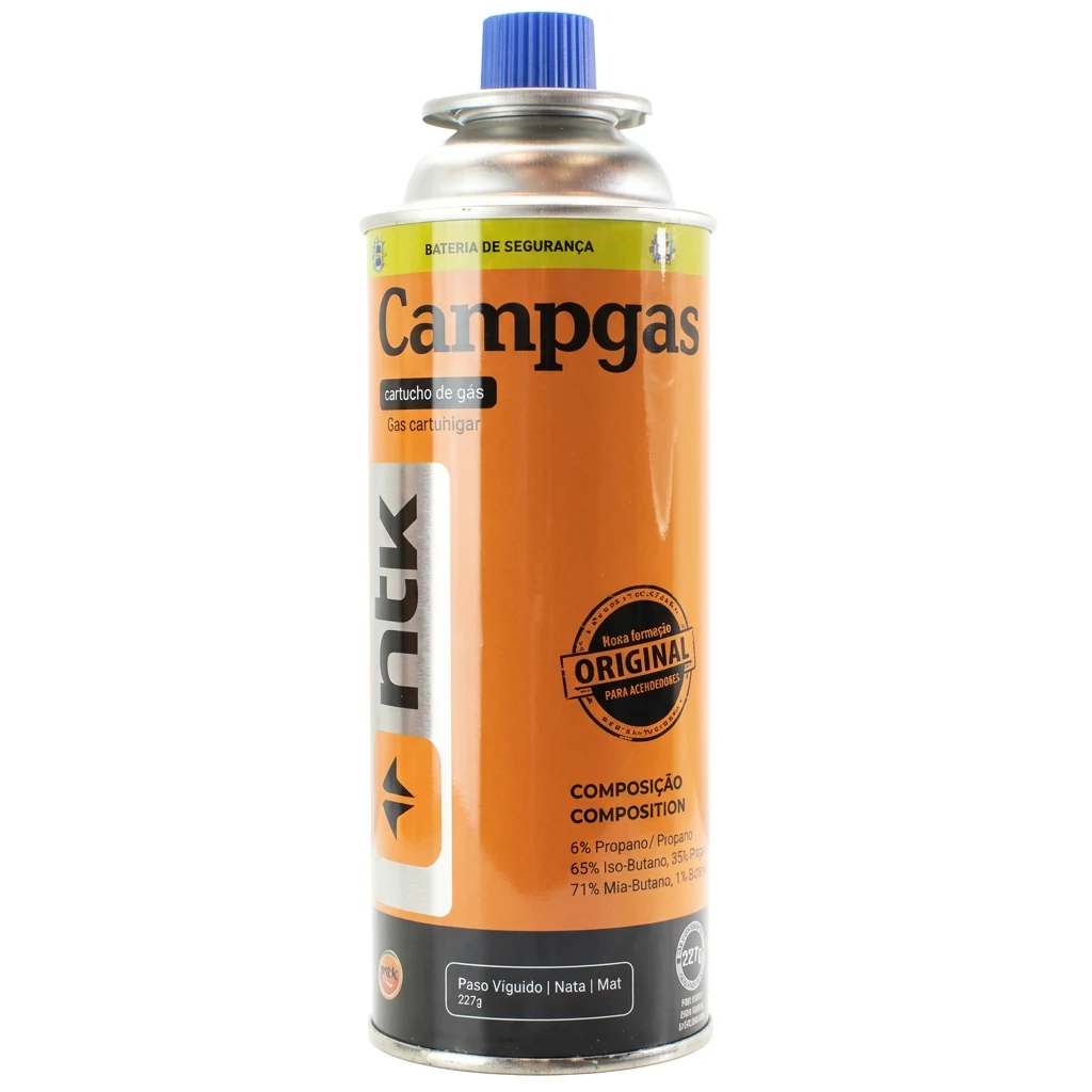 Cartucho Refil de Gás Butano 227g para Fogareiro e Maçarico