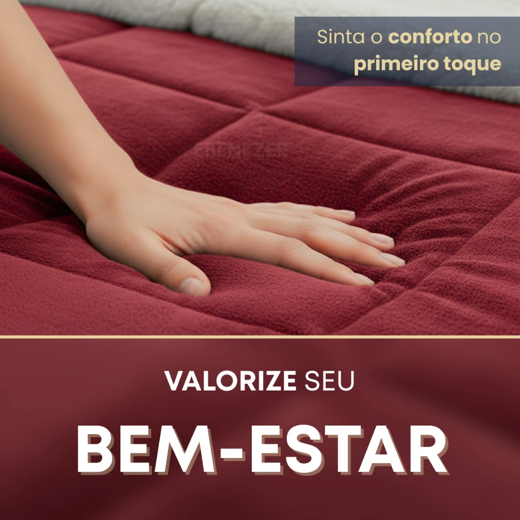 Toque macio e confortável do coberdrom solteiro